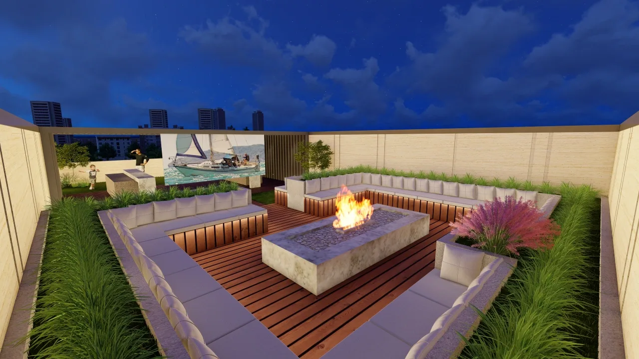Roof Deck and Outdoor Cinema